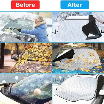 Čelného skla Snehovej pokrývky Nepremokavé Ochranu Zahustiť pre Auto Vonkajšie Zimné NJ88