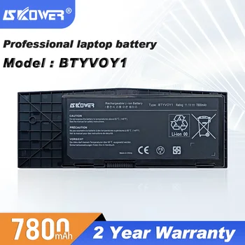 SKOWER BTYV0Y1 Notebook Batéria Pre DELL Alienware M17X R3 R4 Série Notebooku, Výmena C0C5M 7XC9N 5WP5W 11.1 V/7800mAh