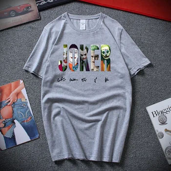 DC Comics Joker Podpis T-Shirt pánske Tričko Tričko Joker 2020 Top Fashion Camiseta masculina kvalitné Bavlnené tričká
