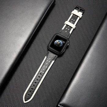 Popruh pre Apple hodinky kapela 44 mm 40 mm iWatch kapela 42mm 38mm pravej Kože watchband náramok apple hodinky 5 4 3 44 42 38 mm