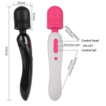 10 Frekvencia USB Nabíjateľné AV Čarovná Palička Sex Shop pre Dospelých Výkonný Vibrátor Pošvy Masér Sexuálne Hračky pre Ženy Masturbácia