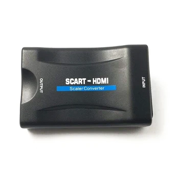 1080P Scart HDMI Adaptér Upscaler Video o Converter Adaptér Pre TELEVÍZOR HDTV STB VHS PS3 Sky DVD, Blu-ray