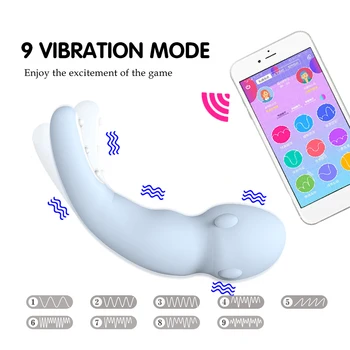 APP Vibrátor Bluetooth Diaľkové ovládanie U Typu Vibrátor sexuálnu Hračku pre Ženy Av Magic Phone Erotické Dospelých sexuálnu Hračku Pre Pár Darček