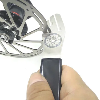 Orovnávanie Nástroj Zarovnanie Sploštenie Cyklistika Opravy Bicyklov Disk Kľúča MTB Bicykel Bicykel Kotúčové Brzdy Rotora Zarovnanie Orovnávanie Nástroje