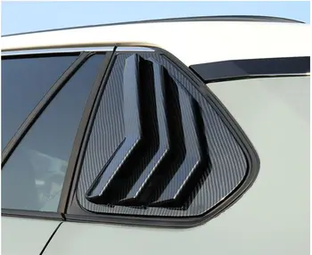 ABS Uhlíkových Vlákien Auto Okno Trojuholník Trim Styling Pre Toyota RAV4 RAV-4 XA50 2019 2020