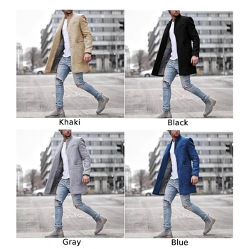 ZOGAA Značky mens kabát 2020 Bežné kabát 4 farby mužov zimné kabáty formálne mens zákopy srsti bunda plus veľkosť S-3XL ping