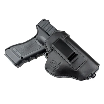 Kosibate Pušku Puzdro pre Beretta 92 Glock 17 19 22 23 M&P príslušenstvo Kožené Skryté Vykonávať Taktické Pištole Závesu
