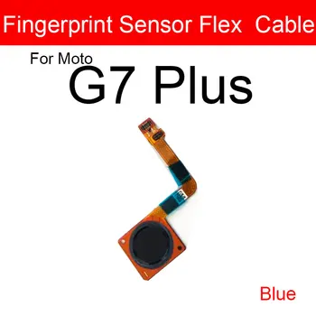 Tlačidlo domov Senzor Flex Kábel Pre Motorola Moto G7 a XT-1965 Fingerprint Recognition Senzor Flex Páse s nástrojmi Nahradenie Opravy
