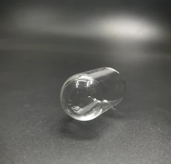 10pcs/veľa 30x20mm DIY trubice bell tvar top s jedným otvorom sklenené gule pohárov medailón prívesok sklenená fľaša fľaša prívesok svadobná výzdoba