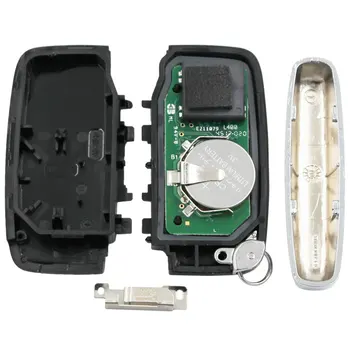 Nastúpenie bez kľúča Smart Remote príveskom, 5 Tlačidiel 315Mhz ID49 Čip pre Jaguar XF XJ XL 2013-aftermarket