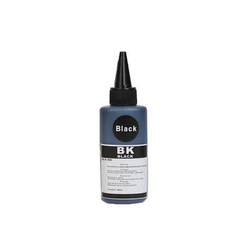 Black 100ML Náplň Dye Ink Kit Pre HP, Canon, Epson Brat VŠETKY Naplniteľné Atramentová Tlačiareň Cartridgeuniversal náplň ink kit