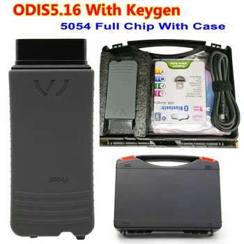 Horúce Diagnostické 5054A OKI Čip, Nové ODIS 5.16 S Keygen Bluetooth 5054a 5054 Podporu UDS Protokol V Plastovej skrinke