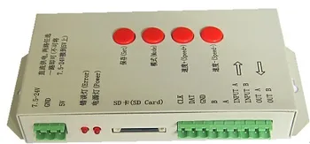 T-1000S SD LED Pixel Radič;DC5-24V;SPI Výstupného Signálu,Max 2048Pixels;Podpora WS2801,LPD6803,WS2811,TM1804,LPD8806 atď.