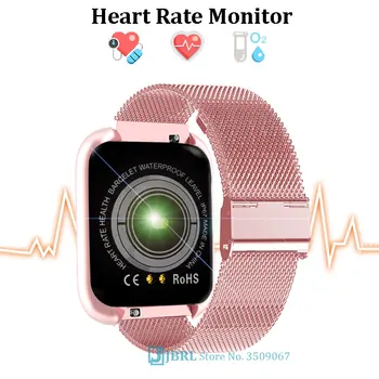 Smart Kapela Muži Ženy Srdcového tepu Fitness Tracker Nepremokavé Športové Náramok Náramok Pre Android IOS Bluetooth Náramkové hodinky