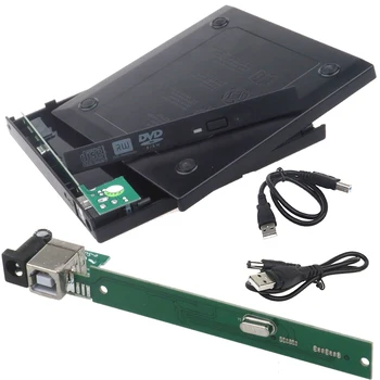 12.7 mm, USB 2.0 Externé skrinku Optickej Jednotky Blu-Ray, CD, DVD RW, Aby SATA Pevný Disk, Caddy Adaptér