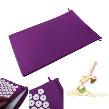 Fialová Yoga Mat Masér Masážny vankúš Akupresúra Mat Zmierniť Stres Bolesť Akupunktúra Spike Yoga Mat pin pad/yoga mat