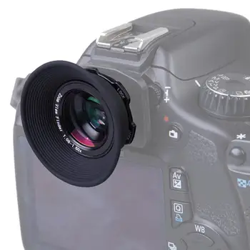 1.08-1.6 X Hľadáčik zväčšovacie sklo Okulára Eyecup Nastaviteľný Zoom Zväčšovacie Pre Canon, Nikon Olympus Pentax Sony Fujifilm