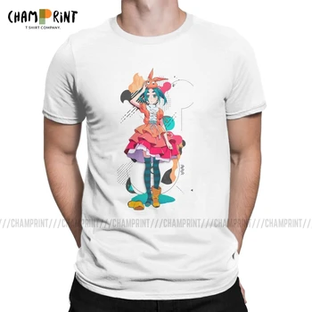 Pánske T-Shirt Monogatari Ononoki Blázon Bavlna Tričká Krátky Rukáv Japonské Anime, T Košele Posádky Krku Šaty Plus Veľkosť