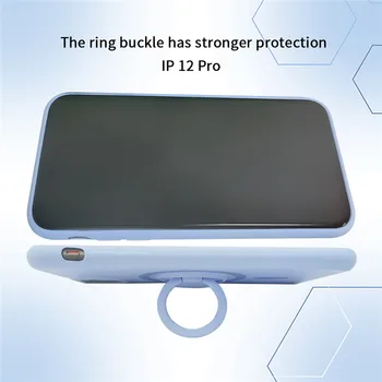 Pôvodné Úradný Silikónové Magnetické puzdro pre iPhone 12 mini Pro Max Magsafe Luxusné Bezdrôtové Nabíjanie Kryt Obyčajný Prst Prsteň Funda