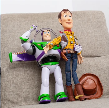 38cm Toy Story 4 Hovoriť Jessie Woody PVC Akčné Figúrky Toy Model Hračky pre Deti Vianočný Darček Bábika Zberateľskú