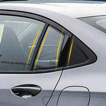 Tonlinker Exteriéru Windows Úprava Pilier Zrkadlo Pokrytie Nálepka pre Chevrolet FRONT 2020 Auto Styling 8 KS PC Kryt Nálepky