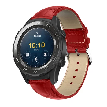 Pre Huawei Sledovať 2 Smart Hodiniek Výmena luxusný Kožený Náramok Náramok na zápästie Pre Huawei Sledovať 2 Originálne Príslušenstvo hodinky