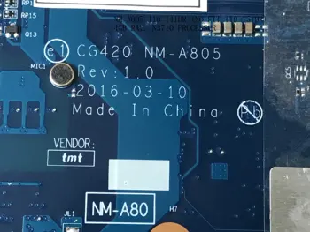 KEFU, CG420 NM-A805 Notebook základnej Dosky od spoločnosti Lenovo 110-14IBR Notebook DOSKE,4GB RAM. N3710 /N3060 PROCESOR