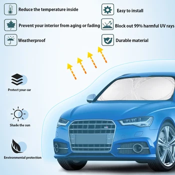 Čelného skla Slnečník Auto logo Predné Okno Chladenie slnečník Clonu Kryt Ochrana proti UV žiareniu slnka blok auto príslušenstvo pre Renault