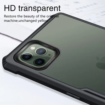 Shockproof puzdro Pre iPhone 11 Pro Max Telefón Prípadoch Transparentné Ochranné Mobile Shell Mäkké Zadné Kryty Na iPhone XS Max XR