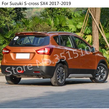 Auto Ochrana Detektor ABS Chrome Výbava Prednej Hore Hlavu Mriežku Grilu Mriežka Panel 2 ks Pre Suzuki S-Cross SX4 2017 2018 2019 2020
