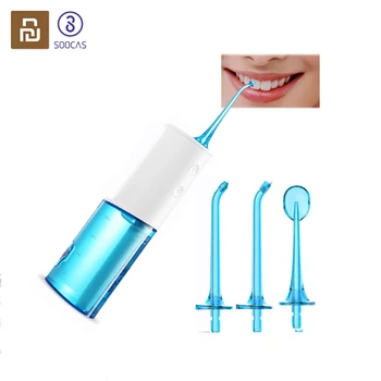 Youpin SOOCAS 230ml Prenosné Ústne Irigátor Zubné Vody na Umývanie Flosser Nepremokavé USB Nabíjateľné Zub Zuby v Ústach Cleaner