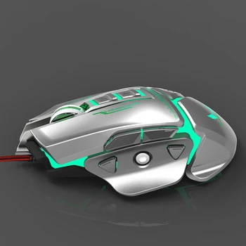 NOVÝ 11 Tlačidlá Hry Myš Farebné Makro Programovanie Myš Zadarmo Demontáž Pohodlné Uchopenie Nastaviteľné Počítačovej Myši 3200DIP