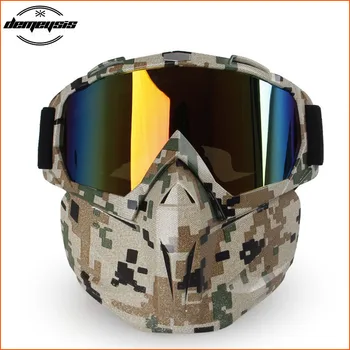 Vojenské Taktické Masky, Okuliare Ochrana Streľba Airsoftové Maska Vetru Motocyklové Okuliare, Prilby Maska Okuliare