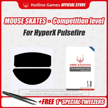 Hotline Hry 3.0 Úroveň hospodárskej Súťaže Myši Korčule Myši Nohy Pad Nahradenie Nohy pre HyperX Pulsefire 0.28 mm/0.6 mm Hrúbka