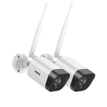 ANNKE 2/4PCS FHD 1080P IP Wi-Fi H. 265 Video kamerový monitorovací Systém odolný proti Poveternostným vplyvom Kamery 100 stôp Nočné Videnie S Inteligentný IR P2P