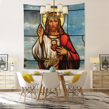 Silstar Tex Ježiša, Panny Nástenné Gobelíny Tkané Spálne Dekorácie Európskej Gobelín Kresťanstvo Modlitba Boho Visí Umenie Maľba