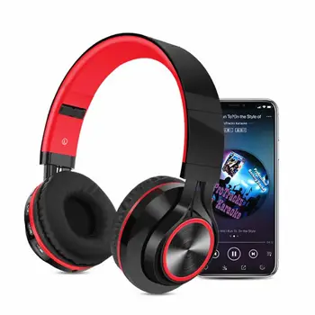Bezdrôtové Slúchadlá Bluetooth Headset Skladacie Slúchadlá Nastaviteľné Slúchadlá S Mikrofónom Pre Telefón, Pc Lattop Mp3, TV Tablet