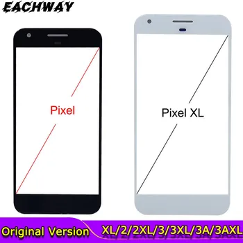 Google Pixel 3 3A XL Predné Sklo Objektívu Vonkajší Dotykový Displej Panel Kryt Google Pixel 2 Predné Krycie Šošovky, Náhradné Diely Pixel 3A