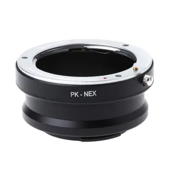PK-NEX Adaptér Digitálny Krúžok Objektívu Kamery Adaptér pre Pentax PK K-mount Objektív pre Sony NEX E-Mount Kamery