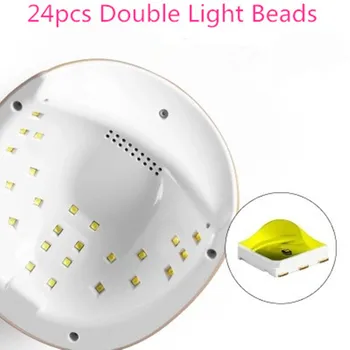 Sun4Plus LED na Nechty, Vlasy 52W UV Lampa LED na Nechty, Vlasy Automatické Snímanie LCD Displej Necht Gél Vytvrdzovania Manikúra Obrábacie stroje