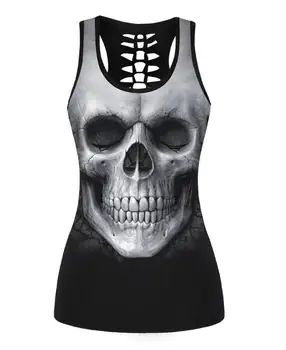 Halloween Cosplay Kostýmy Módne 3D Print T shirt Ženy Krátky Rukáv T shirt 5613D