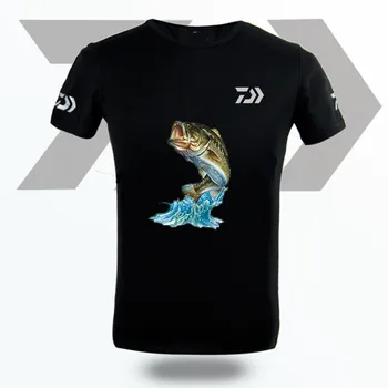 2020 Pohodlné Daiwa Mužov Rybárske Oblečenie Krátkym Rukávom Letné Rybárske T-shirt Priedušný rýchloschnúci DAWA Rybárske Oblečenie