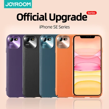 Joyroom puzdro Pre iPhone SE 7 8 Prípade Luxusné Shockproof Anti-odtlačkov prstov puzdro Pre iPhone 7 8 Pevného PC Prípade Pôvodnú Farbu
