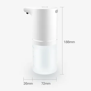 Mydlá Automatický Dávkovač tekutého Mydla Inteligentný Senzor Peny Zásobník Touchless Hand Sanitizer pre Kúpeľňa Kuchyňa