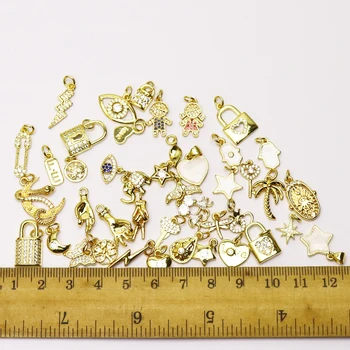 20 ks Mix tvar Šperky, Prívesky, Šperky príslušenstvo náhrdelník prívesky Charms pre ženy príslušenstvo prívesky korálky 8156