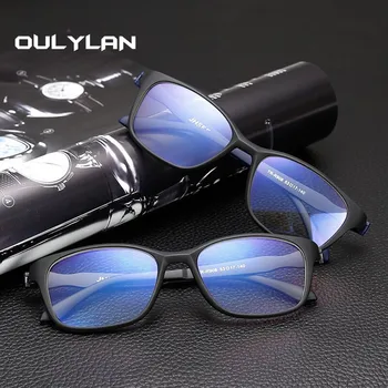 Oulylan Anti Blue-ray Okuliare na Čítanie Ženy Muži Modré Svetlo Blokuje Predpis Okuliare Diopter +1.5 +2.0 +2.5 +3.0 +4.0