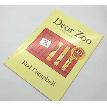 Vážení Zoo: Výťahu-na-Klapka Knihy Rod Campbell Vzdelávacie anglický Obrázkové Knihy, Karty Príbeh Knihy Pre malé Deti Deťom Darčeky