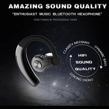 GDLYL Handsfree business bluetooth slúchadlo headset hlasové ovládanie bezdrôtové slúchadlá potlačením hluku športové heaphones
