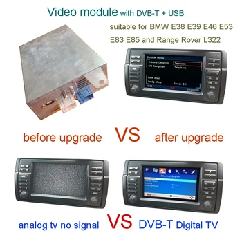 Pôvodné Video Modul S DVB-T TV Pre BMW E38 E39 E46 E53 E83 E85 Range Rover L322