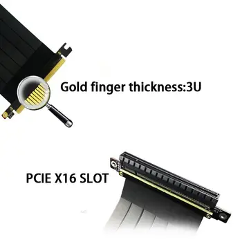 PCI-Express 3.0 16x Do Pcie X16 Stúpačky Predlžovací Kábel obrázok Karty 16x Slot Pci-e Konektor Kábla Stabilné pre PC Hosť 15 cm(90 de
